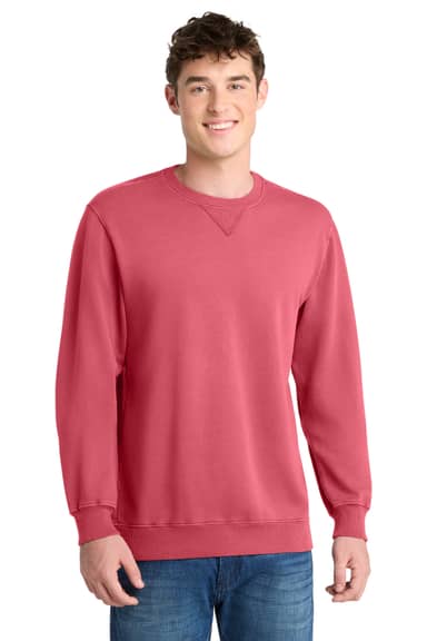 Port & Company PC098 Beach Wash Garment-Dyed Crewneck Sweatshirt