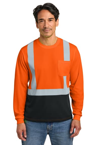 CornerStone CS207 ANSI 107 Class 2 Long Sleeve Mesh Blocked Tee