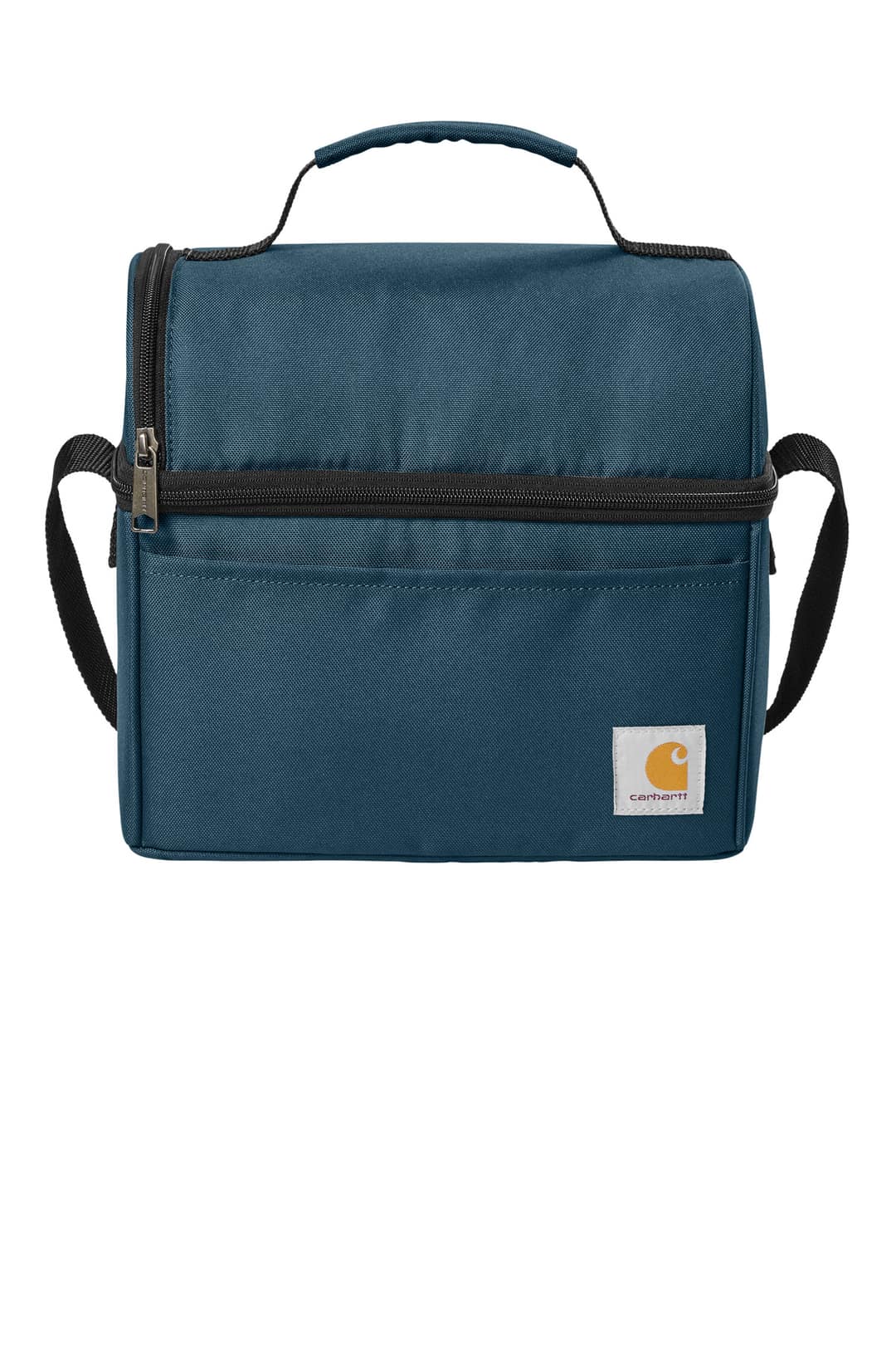 Carhartt CT89251601 Lunch 6-Can Cooler in Navy, on model